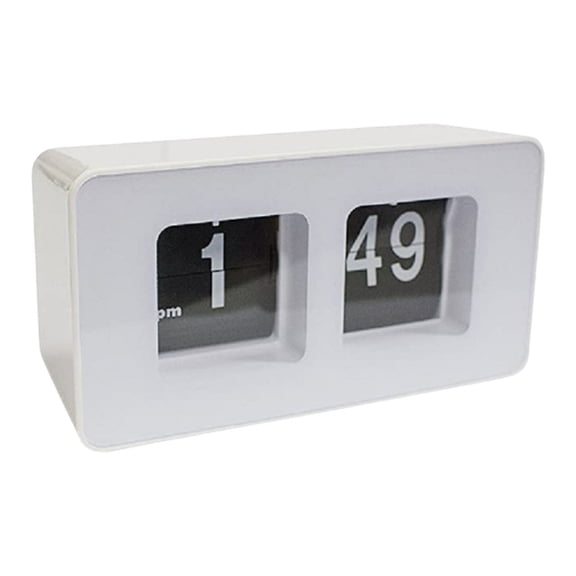 DESIGNICE Modern Styles Auto Flipped Clock Retro Quiet Operations Digital Desk Clock for Stylish Home Office and Public Space