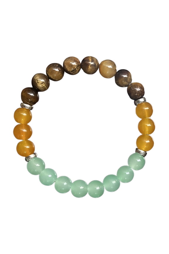 Money Bracelet, Good Luck Bracelet, Prosperity Wealth Abundance Bracelet, Aventurine, Citrine, Pyrite, Beaded Bracelet, Gift for Her