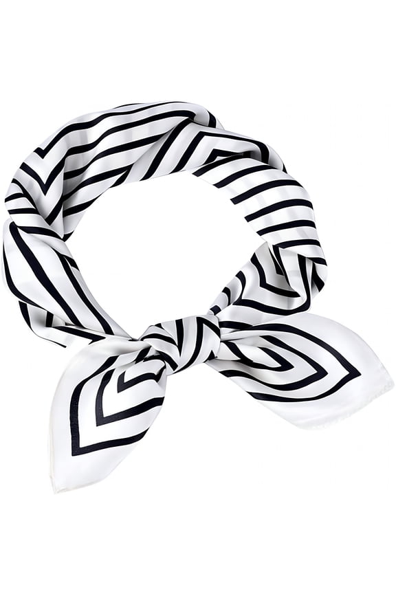 Mulberry Silk Scarfs Women Small Square Scarf 21" x 21" Breathable Lightweight Neckerchief Headscarf