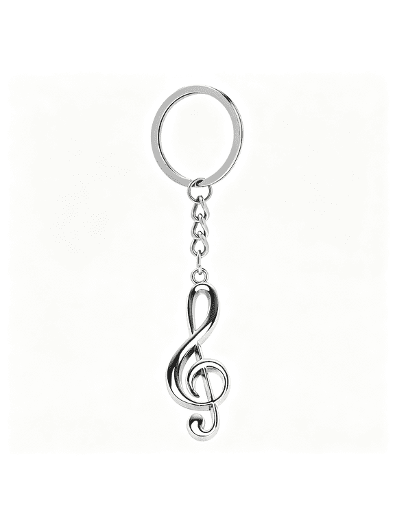 Musical Note Key Ring Keyfob Keyring Music Symbol Keychain Music Note