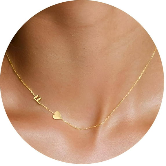 DESIGNICE Name Necklaces for Women,Niche and Unique Name Necklace Personalized,Highlighting Individual Charm Personalized Necklace,Gold,StyleF
