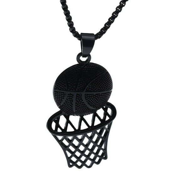 DESIGNICE Necklace for Men,Urban Sports-Inspired Chain for Men,Trendy Necklace for Men,Cool Mens Chain for Casual Looks,Black