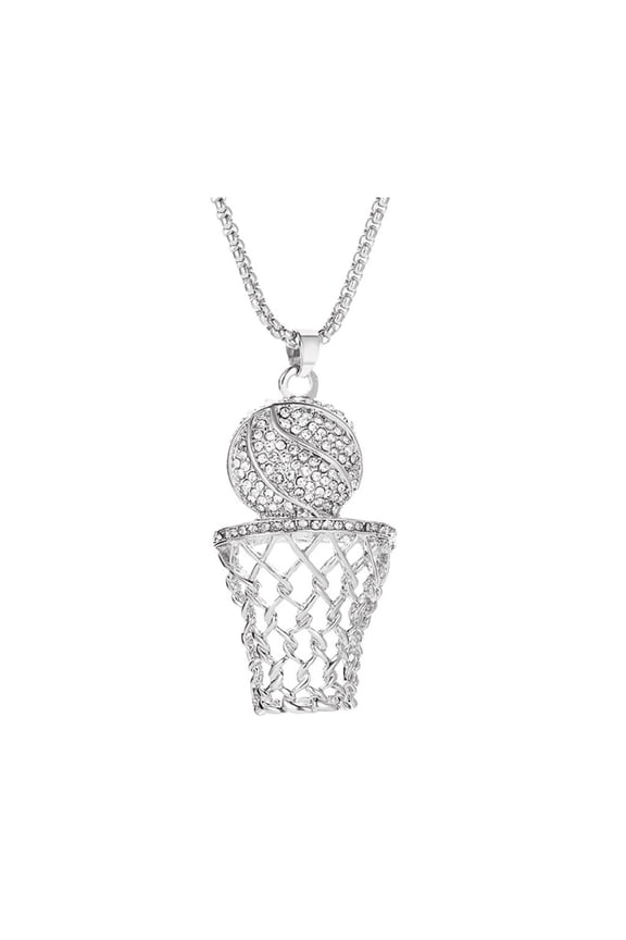 Necklaces Pendants for Women Unisex Gold Silver Plated Basketball Chain Jewelry NeckGifts