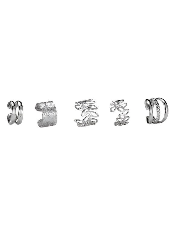 Non Piercing Ear Cuff Earrings for Women, Hip Hop Cartilage Cuff Fake Helix Earrings, No Piercing Clip On Conch Ear Cuffs Jewelry for Daily Party Wear