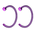 thumbnail image 1 of DESIGNICE Nose Ring Subtle Elegance for Any Look Nose Jewelry Comfortable for Long Wear Nose Hoop Style10, 1 of 2