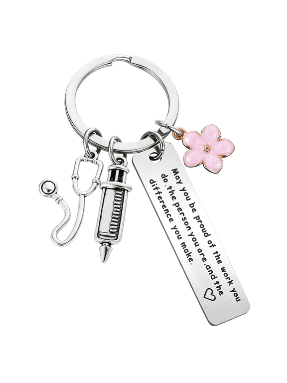 Nurse Gifts for Women Keychain,Nursing Gift for School Nurse Student Graduation Future Medical Practitioner Registered Nurses Appreciation Nurse Day Week Accessories