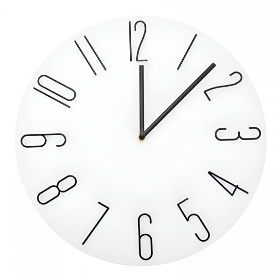 DESIGNICE Oversized Digital Mute Wall Clock Hanging Clock Home Decor Oversized Wall Clocks