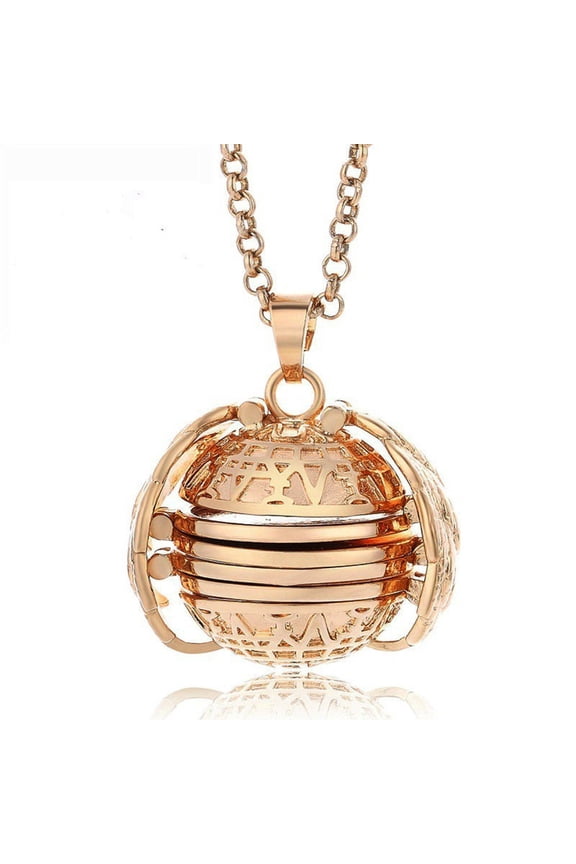 Pendant Necklace,Creative Multi-Layered Pendant Necklace for Women,Customizable Memory Necklace for Women,Wing Design Unique Womens Necklaces,Gold