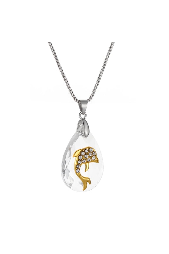 Pendant Necklace,Spiritual Jesus-Inspired Pendant Necklace for Women,Dazzling Crystal Inlay Necklaces for Women,Elegant Womens Necklaces for Every Occasion,28