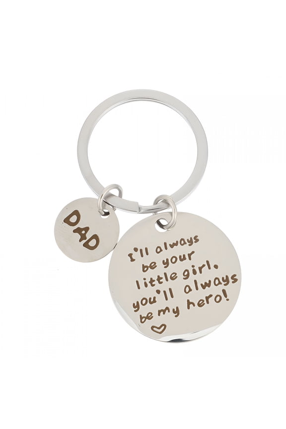 Personalized Keychain Father'S Day Party Favors Stainless Steel Dad