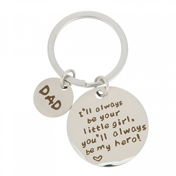 DESIGNICE Personalized Keychain Father'S Day Party Favors Stainless Steel Dad