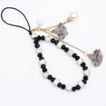 thumbnail image 1 of DESIGNICE Phone Lanyards,Short Design Charm Bracelet,Practical Decorative Bracelets,Black, 1 of 2