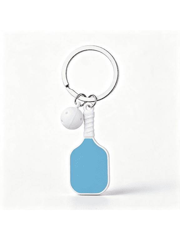 Pickleball Keychain Charm for Women Pickleball Christmas Gifts for Men Girls Birhthday Gift for Pickle Ball Lovers Cute Pickleball Keychain