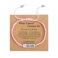 thumbnail image 1 of DESIGNICE 2026 New Pink Ribbon Charm Bracelet Breast Cancer Awareness Bracelets Faith Hope Courage Strength Inspirational Bangle Jewelry, 1 of 6