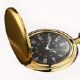 thumbnail image 1 of DESIGNICE Pocket Watch,Quartz Movement Pocket Watch with Chain,Time Accuracy Pocket Watches for Men,Gold Color, 1 of 4