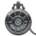 thumbnail image 1 of DESIGNICE Pocket Watches for Men,Creative Hollow Ship's Wheel Pocket Watch,Compass Mens Pocket Watch,Commemorative Gifts for Men and Women,Black, 1 of 7