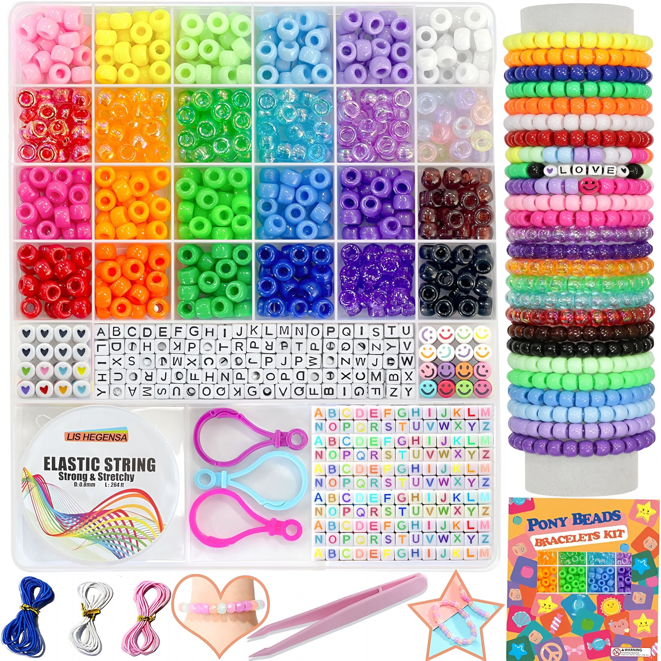 DESIGNICE 2026 New Pony Beads Bulk Kandi Beads For Necklace Jewelry DESIGNICE Pony Beads Bulk Kandi Beads Necklace Jewelry Making Hair Braiding Bracelets Making Kits Hair Bead Bracelet Plastic Bead Crafts Braids Girls 3c9cc4bd 3a61 482c Af45 