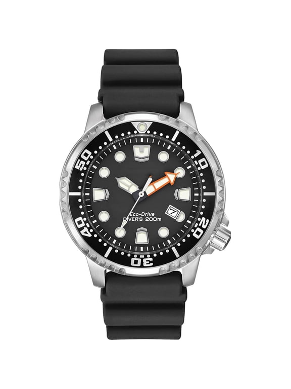 Promaster Dive Eco-Drive Watch, 3-Hand Date, Iso Certified, Luminous Hands and Markers, Rotating Bezel, Durable Men'S Wrist Watches