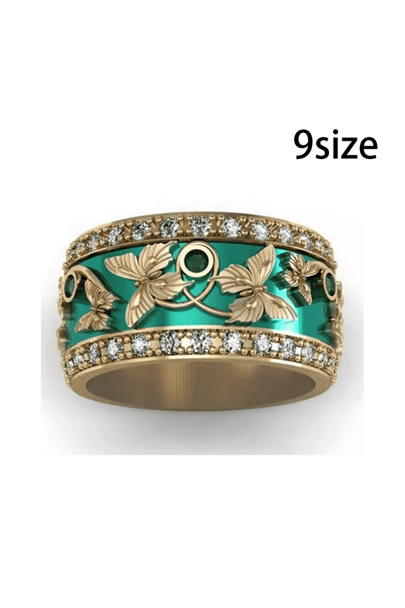 Promise Rings Animal Print Stackable Rings Luxurious Stainless Steel Rings Size 9