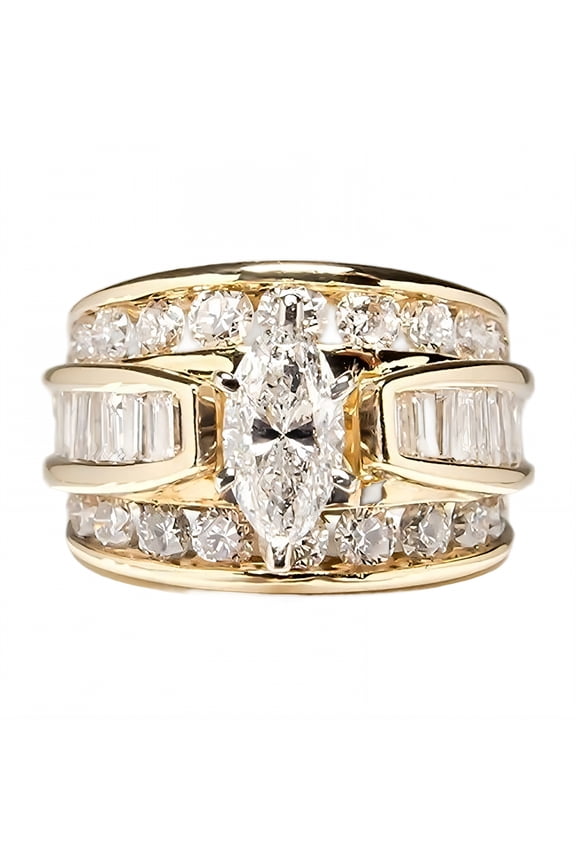 Promise Rings for Couples,Fluid Design Wedding Bands for Couples,Oxidation-Proof Couples Rings,Gold Plated