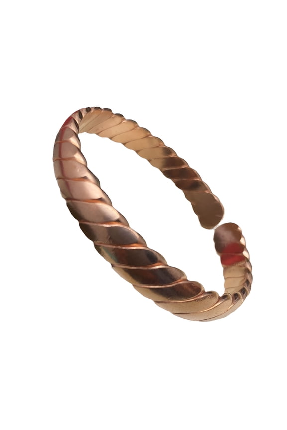 Pure Copper Tensor Ring Bangle Bracelet,Copper Round Cuff Adjustable Bangle Copper Bracelets for Women