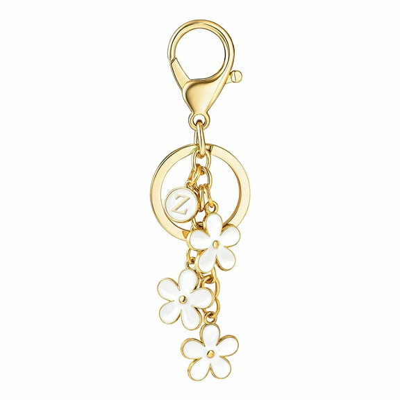 DESIGNICE Purse Charms,Lovely Flower Silhouette Purse Charms,Elegant Petal Form Bag Charms for Handbags,Z