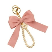 DESIGNICE Purse Charms for Handbags,Large Bow Design Purse Charms for Handbags,Creativity and Sweetness Purse Charm,Pink