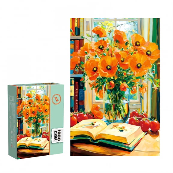 DESIGNICE Puzzles for Adults 1000 Pieces,Raw Pulp Crafting Making Jigsaw Puzzles 1000 Pieces,1000 Pieces Vivid Color Mix Jigsaw Puzzles 1000 Pieces,style1