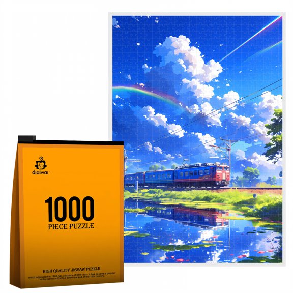 DESIGNICE Puzzles for Adults 1000 Pieces,Cmyk Hue Print Puzzles for Adults,1000 Pieces Lively Color Puzzles for Adults,style1