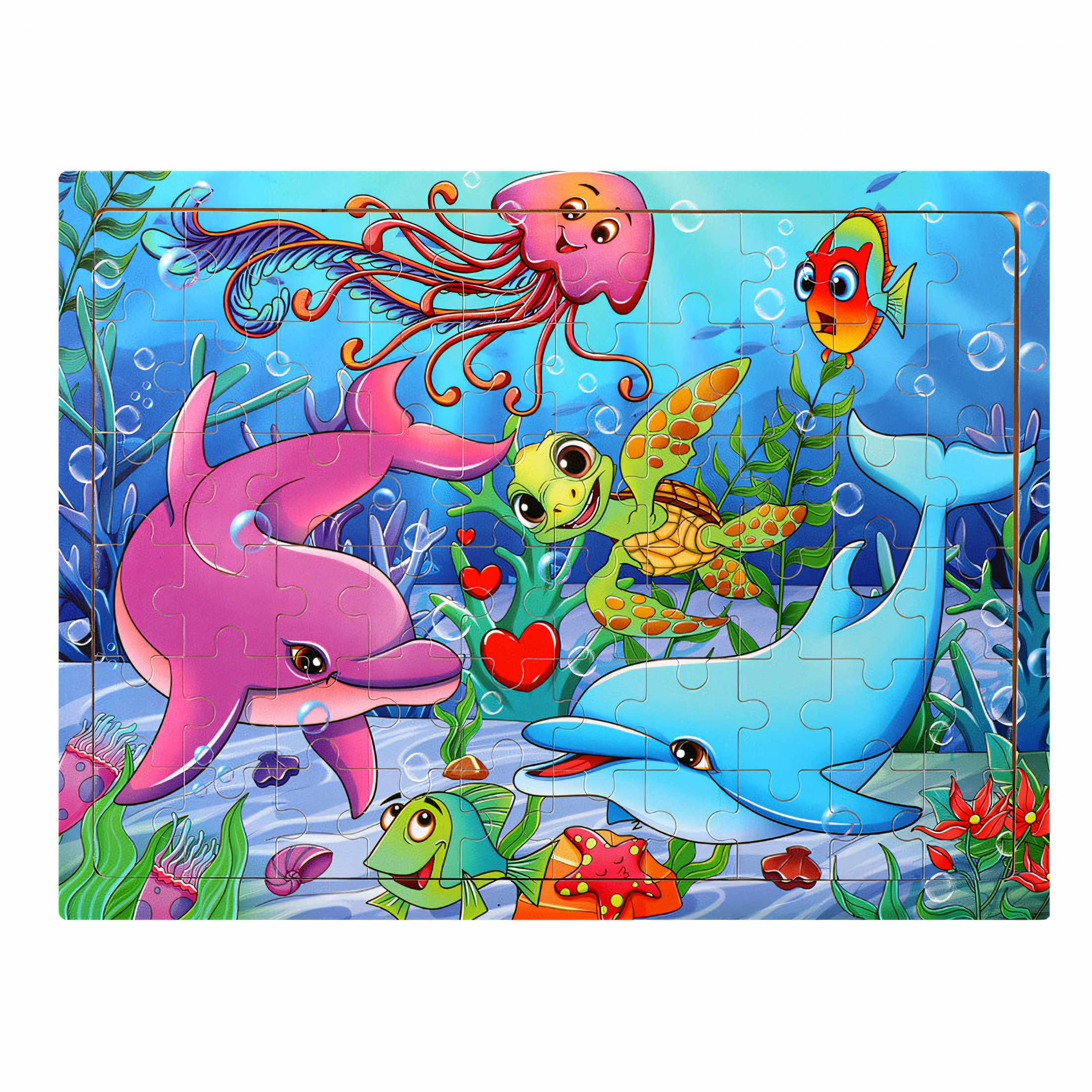 DESIGNICE Puzzles for Kids Ages 6-8,Jigsaw Oak Chip Puzzles for Kids