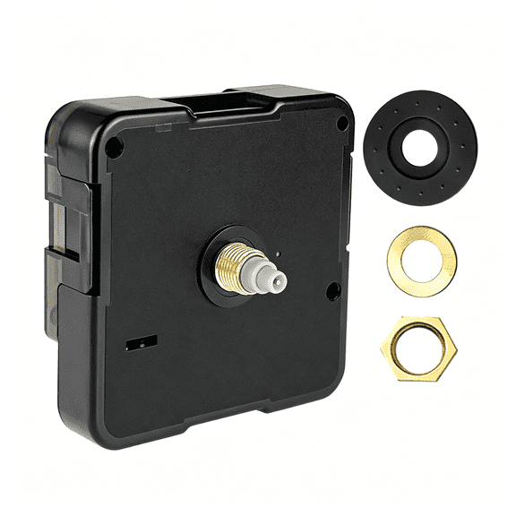 DESIGNICE Quartz Clock Mechanism Replacement Battery Operated Silent Clocks Kit Include Clock Hands Second Hand DIY Repair Parts Shaft Length 13.5mm(17/32 Inch)