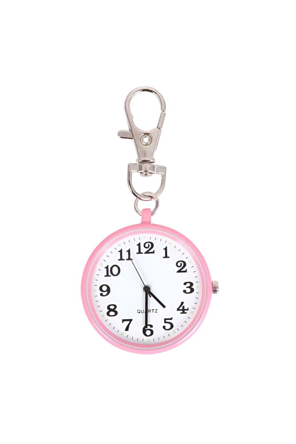 Retro Hanging Pocket Watch Vintage Watch Pendant Chain Necklace Pocket Watch Necklace Pink