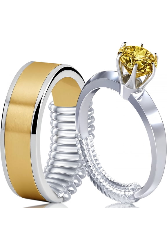 Ring Size Adjuster for Loose Rings All-in-One Kit For Most Ring Widths Fits 1.5-6mm Band Width Set of 12 Spiral Guards Invisible Spacers from Thin to Wide Bands