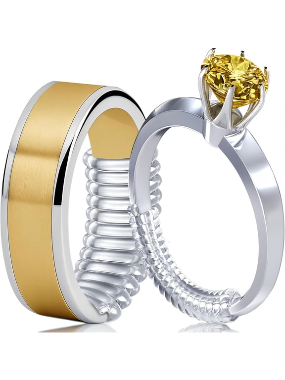 Ring Size Adjuster for Loose Rings All-in-One Kit For Most Ring Widths Fits 1.5-6mm Band Width Set of 12 Spiral Guards Invisible Spacers from Thin to Wide Bands