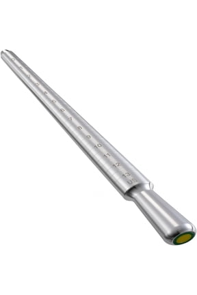 Ring Sizer Mandrel, Solid Aluminum Mandrel for Ring Measurer and Repair Distorted Ring, Hammerable Round Mandrel