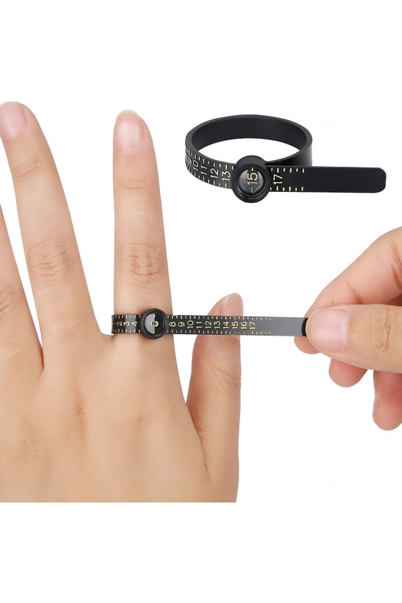 Ring Sizer Measuring Set Reusable Finger Size Gauge Measure Tool Jewelry Sizing Tools 1-17 Usa Rings Size