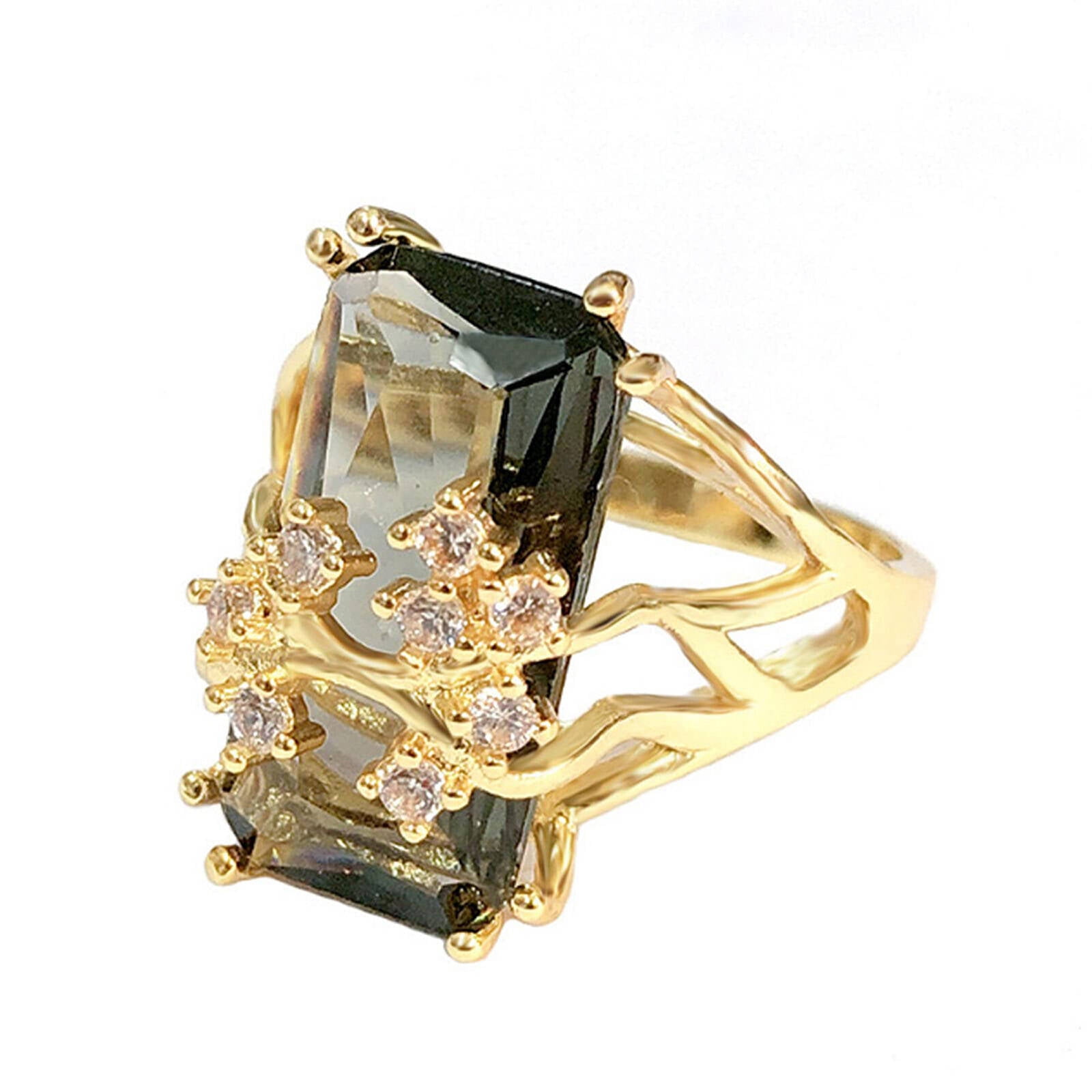 DESIGNICE Ring Sizers,Square Zircon Stone Inlay Design Ring Sizer ...