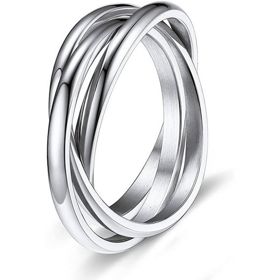 DESIGNICE Rings for Women Non-Fading Diamond Rings for Women Thoughtful Gift Electroplating Wedding Rings for Women 10Size