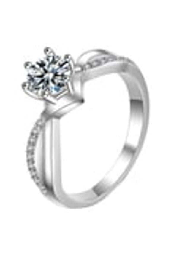 Rings for Women Romantic Wedding Band,Anniversary Simulated Diamond Ring,Promise Rings for Her