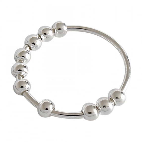 DESIGNICE Rotating Anxiety Bead Coil Bracelet, Fidget Design Suitable for Women, Stress Relief Jewelry Gift, Valentine's Day Mindfulness Accessory