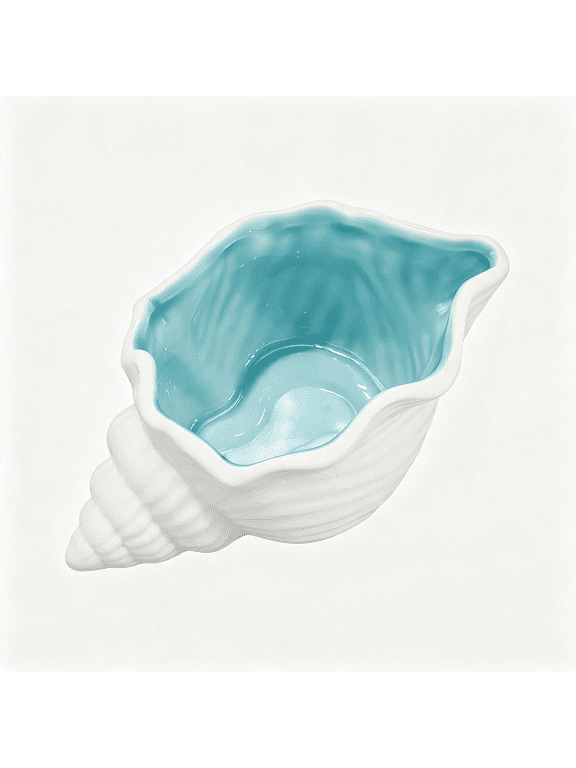 Seashell Jewelry Holder,Ceramic Beachy Hoom Decor,Trinket Tray Coastal Room Decor Aesthetic,Conch Shell,Seashell Decor,Ring Holder,Cute Jewelry Tray,Key Bowl,Sea Shell Holder