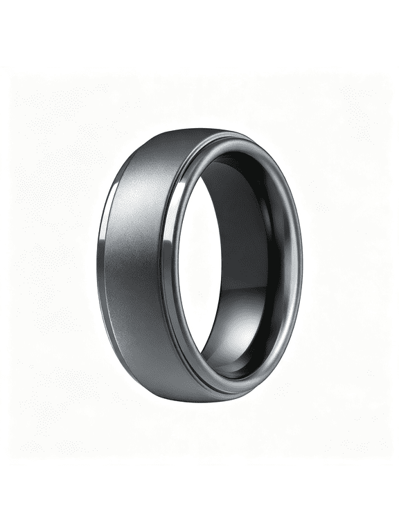Silicone Rings for Men - 7 Rings 4 Rings 1 Ring Step Edge Rubber Wedding Bands 10Mm Wide - Step Edge 10Mm Wide Silicone Rings for Men 2.5Mm Thick
