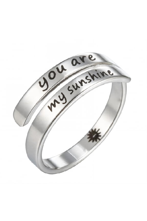 Silver Plated Rings for Women,Defined Lines Adjustable Rings for Women,Delicate Touch Cute Rings,Silver