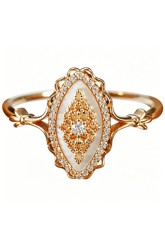 Simple Wave Lace Ring Women'S Vintage Court Style Ring,Gold Rings for Women,Promise Rings for Her