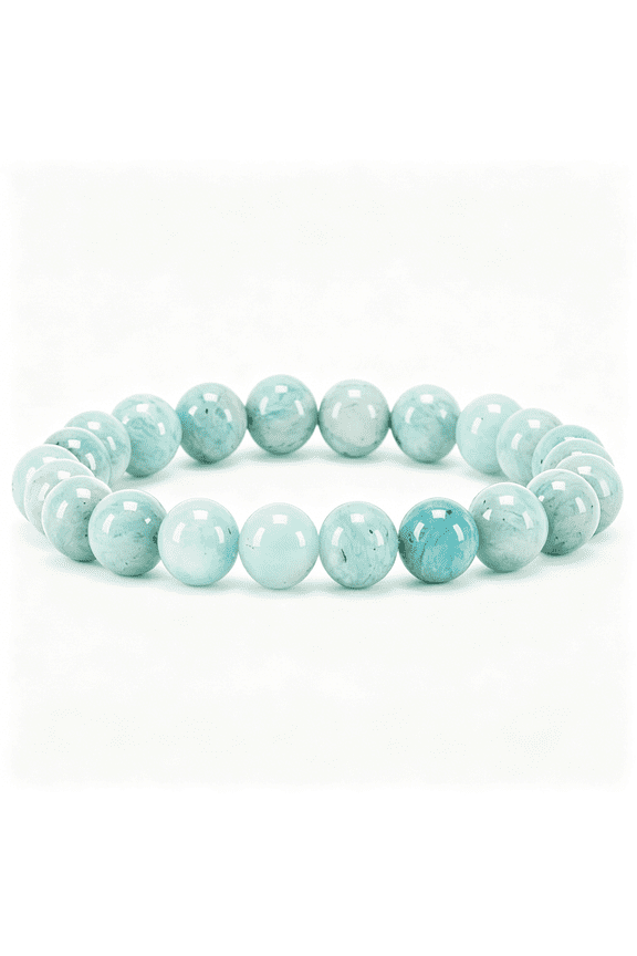 - Small,Medium,Large Sizes-Gemstone Beaded Bracelets for Women and Men-8Mm Round Beads