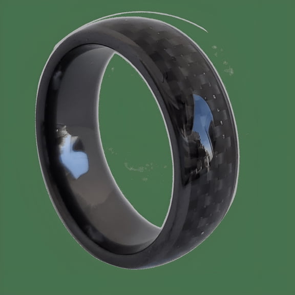 DESIGNICE Smart Wedding Ring for Men and Women,Smart Wear Finger Digital Ring,Unique Design,Emergency Medical Alert ID,Comfort Fit Men's and Women's Ring - Integrated NFC Chip to Connect Phones