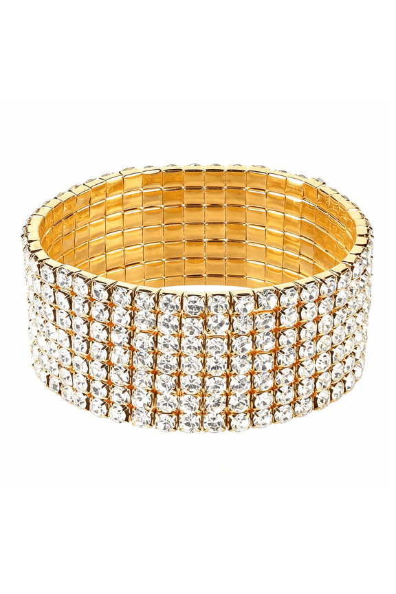 Sparkle Multicolor Rhinestone Stackable Stretch Bracelets for Women