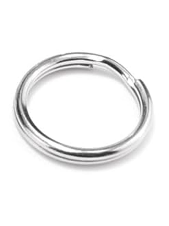Split Key Rings 100Pcs 1/2" for Keychains, Double Loops Split Jump Rings Jewelry Making Necklaces Bracelets Earrings Metal Small Key Ring for Pet Collar Tag, Luggage Tag DIY Accessories