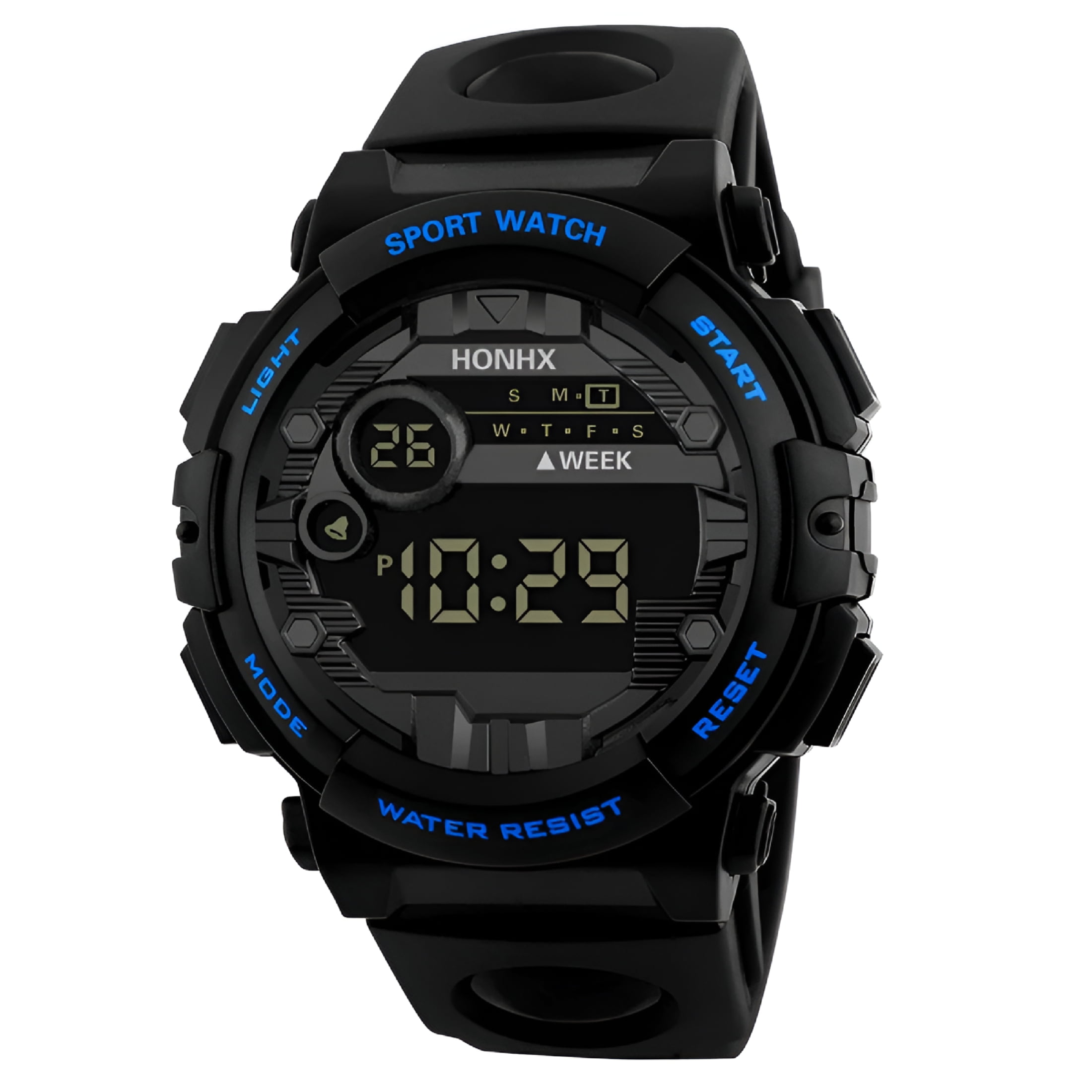 DESIGNICE Sport Watch Luxury Mens Digital LED Watch Date Men Outdoor ...