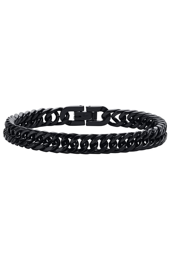 Stainless Steel Cuban Link Chain Bracelets for Men Teenage Teen Boys